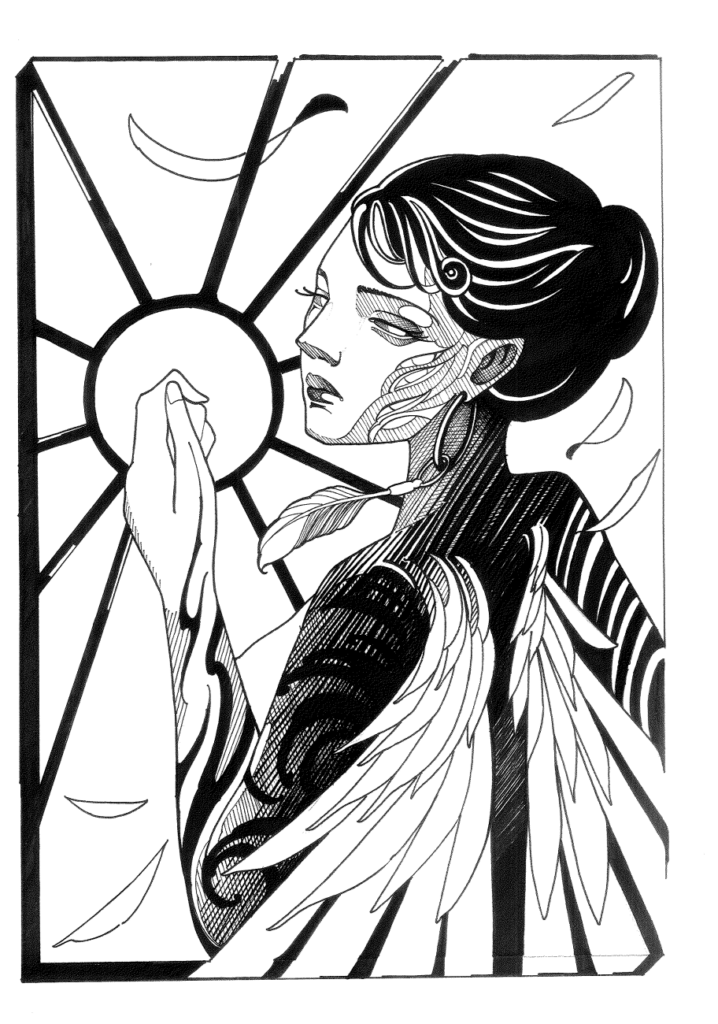 Poster Mulher Black and White